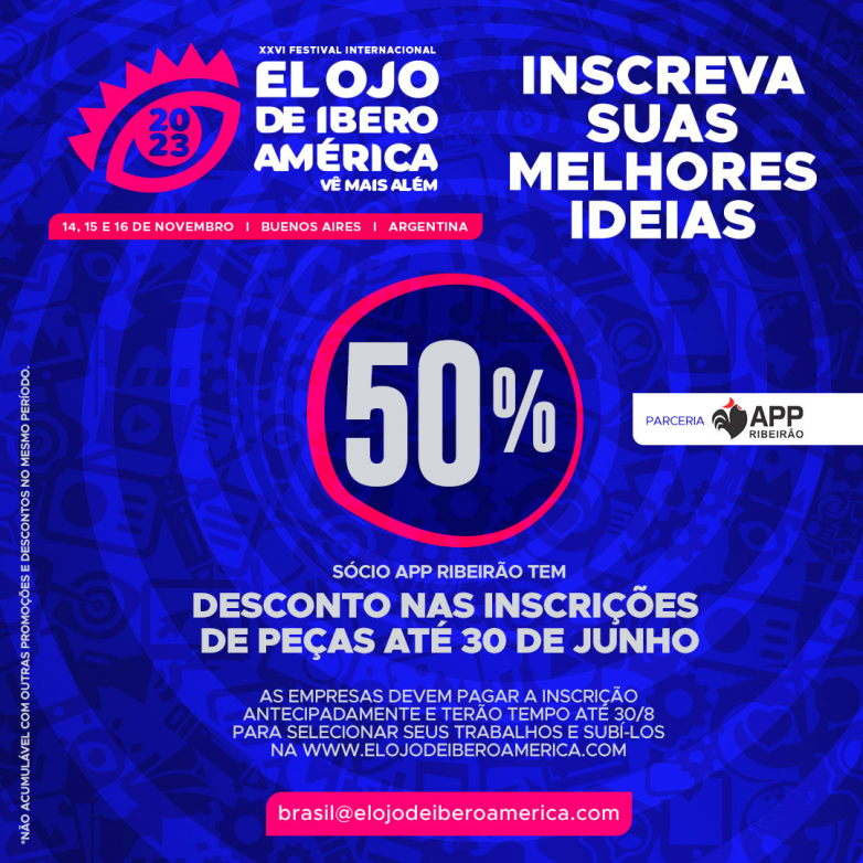 Associados e parceiros da APP Ribeirão tem 50% de desconto no Festival Internacional El Ojo de Iberoamérica