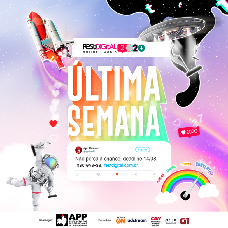 Última Semana de Inscrição no FestDigital