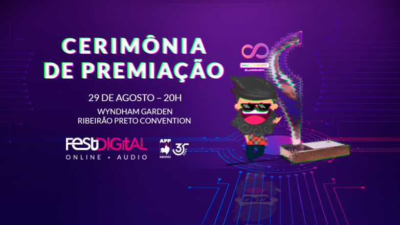 Premiação do FestDigital acontecerá nesta quinta-feira