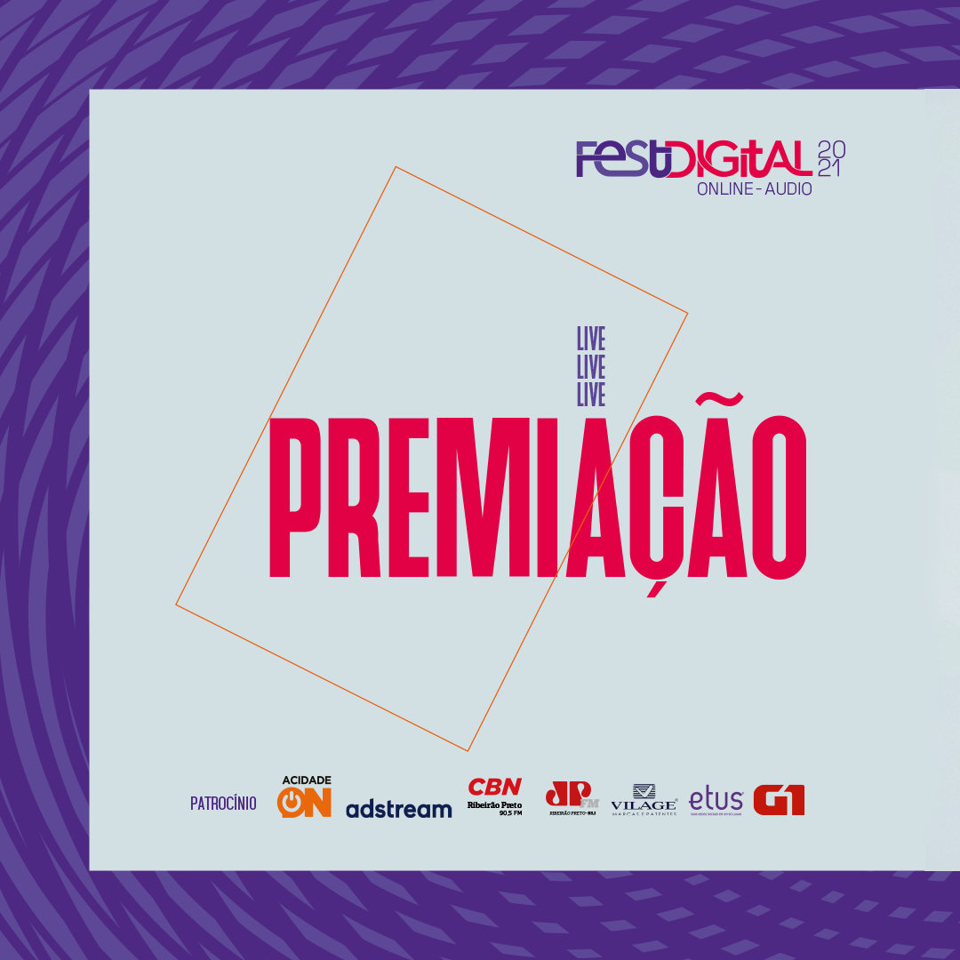 FestDigital 2021: premiação acontece dia 10 de agosto